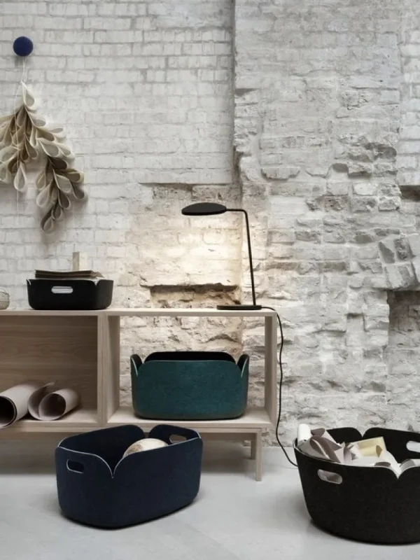Muuto Garderoben Und Kleiderbügel^Dots Wood Kleiderhaken, nachtblau