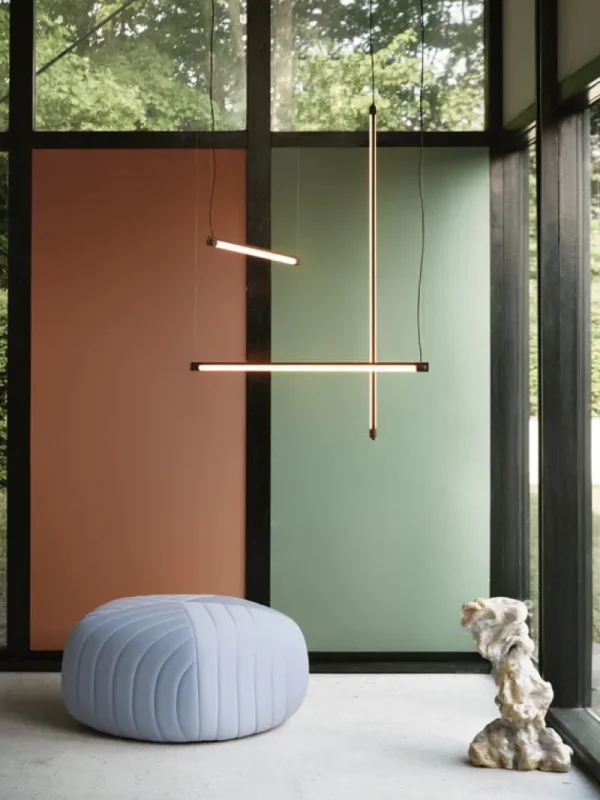 Flos Deckenleuchten-Muuto Fine Hängeleuchte, 90 cm, Tiefrot