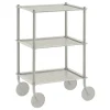 Muuto Aufbewahrungsmöbel | Tische-Flow Servierwagen, 3 Ebenen, Grau