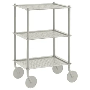 Muuto Aufbewahrungsmöbel | Tische-Flow Servierwagen, 3 Ebenen, Grau