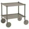 Muuto Indoor-gardening | Aufbewahrungsmöbel^Flow Servierwagen, 2 Ebenen, taupe