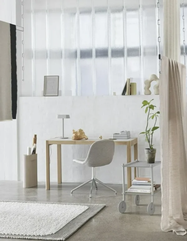 Muuto Indoor-gardening | Aufbewahrungsmöbel^Flow Servierwagen, 2 Ebenen, Grau