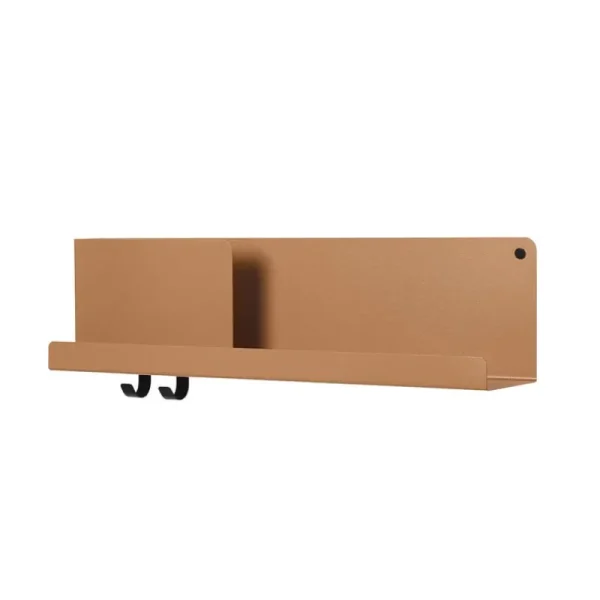 Woud Regale-Muuto Folded Regal, dunkelorange, mittel