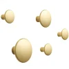 Muuto Garderoben Und Kleiderbügel^Garderobenhaken Dots Metal, 5er-Set, Messing