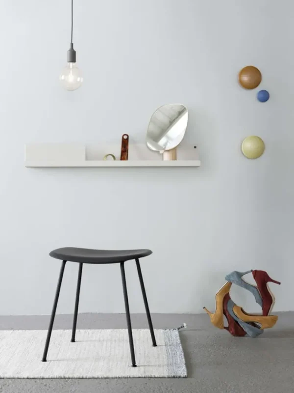 Muuto Garderoben Und Kleiderbügel^Garderobenhaken Dots Wood, hellblau