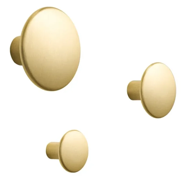 Muuto Garderoben Und Kleiderbügel^Garderobenhaken Dots Metal, Messing