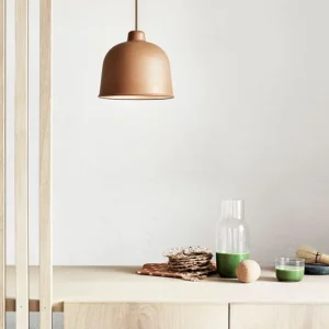 Artek Deckenleuchten-Muuto Grain Pendelleuchte, naturfarben