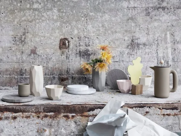 Muuto Außenküche | Küchenutensilien^Groove Marmoruntersetzer, groß, grau
