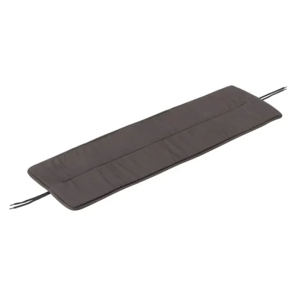 Muuto Outdoor-textilien^Linear Steel Sitzbankauflage, 110 cm, Dunkelgrau