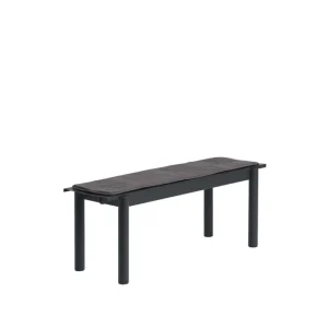 Muuto Outdoor-textilien^Linear Steel Sitzbankauflage, 110 cm, Dunkelgrau