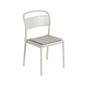 Muuto Outdoor-textilien^Linear Steel Sitzkissen, Hellgrau
