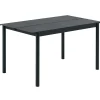 Muuto Terrassenmöbel^Linear Steel Tisch, 140 x 75 cm, schwarz