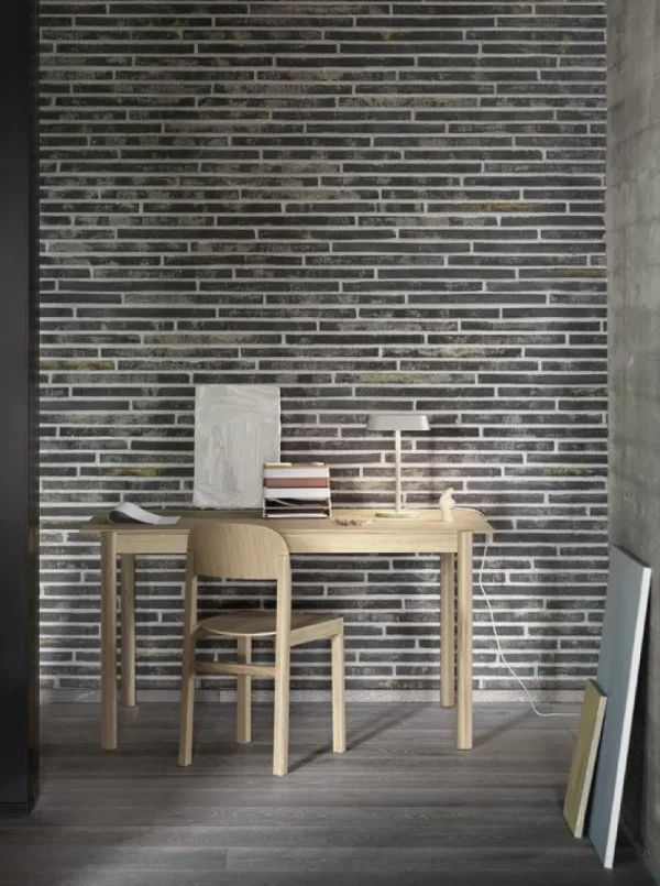 Muuto Bürobeleuchtung | Schreibtischlampen^Linear Tischleuchte, Grau