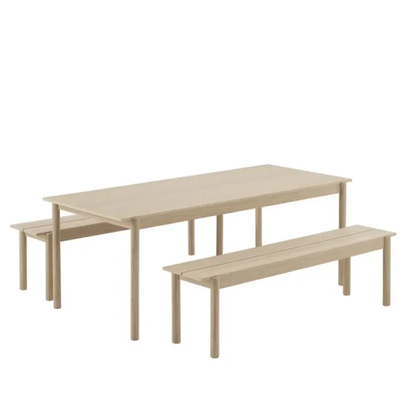 Muuto Tische-Linear Wood Tisch, 200 x 90 cm, Eiche