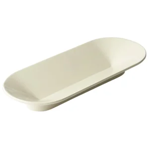 Muuto Dekorationsgegenstände^Mere Schale, 51,5 x 21,5 cm, Cremeweiß