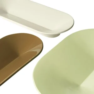Muuto Dekorationsgegenstände^Mere Schale, 51,5 x 21,5 cm, Cremeweiß
