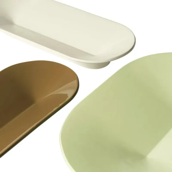 Muuto Dekorationsgegenstände^Mere Schale, 51,5 x 21,5 cm, Cremeweiß