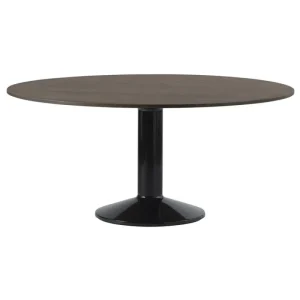 Vitra Tische-Muuto Midst Tisch, 160 cm, Eiche dunkel geölt - Schwarz