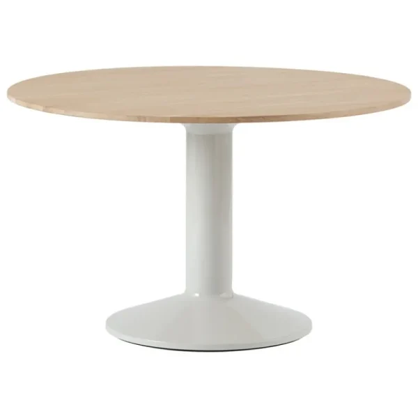 Vitra Tische-Muuto Midst Tisch, 120 cm, Eiche geölt - Grau