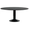 FDB Mu00f8bler Tische-Muuto Midst Tisch, 160 cm, schwarzes Linoleum - Schwarz