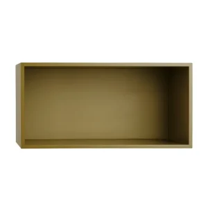 HAY Regale-Muuto Mini Stacked Regalmodul, groß, braun grün