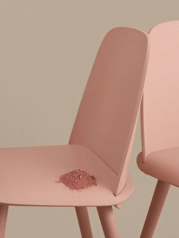 Muuto Sitzgelegenheiten-Nerd Stuhl, hellrosa