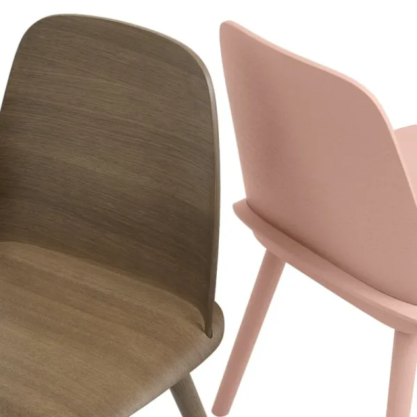 Muuto Sitzgelegenheiten-Nerd Stuhl, hellrosa
