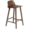 Labofa Sitzgelegenheiten-Muuto Nerd Tresenhocker, 65 cm, Dunkelbraun gebeizt