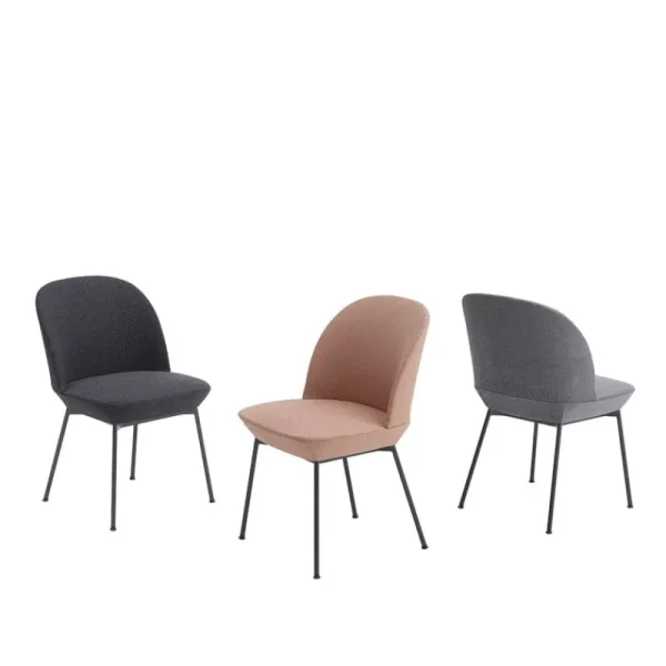 Kartell Sitzgelegenheiten-Muuto Oslo Stuhl, Ocean 32 - Chrom
