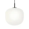 Flos Deckenleuchten-Muuto Pendelleuchte Rime 25 cm, Schwarz