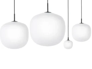 Normann Copenhagen Deckenleuchten-Muuto Pendelleuchte Rime 45 cm, Schwarz