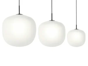 Normann Copenhagen Deckenleuchten-Muuto Pendelleuchte Rime 45 cm, Schwarz