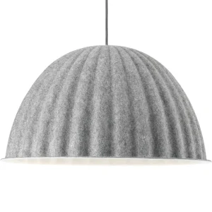 Muuto Deckenleuchten-Pendelleuchte Under the Bell 55 cm, grau