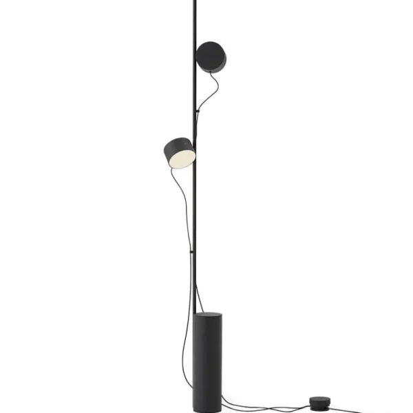 Flos Stehleuchten-Muuto Post Stehleuchte, schwarz