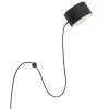DCWu00e9ditions Wandleuchten-Muuto Post Wandleuchte, schwarz