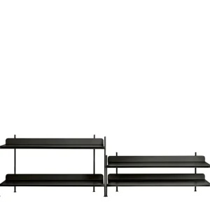 String Furniture Regale-Muuto Regal Compile, Konfiguration 5, schwarz