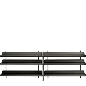 ferm LIVING Regale-Muuto Regal Compile, Konfiguration 6, schwarz
