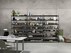 HAY Regale-Muuto Regal Compile, Konfiguration 8, schwarz