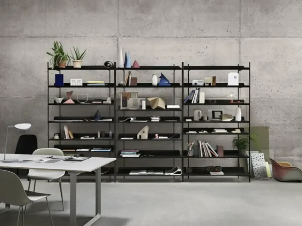 HAY Regale-Muuto Regal Compile, Konfiguration 8, schwarz