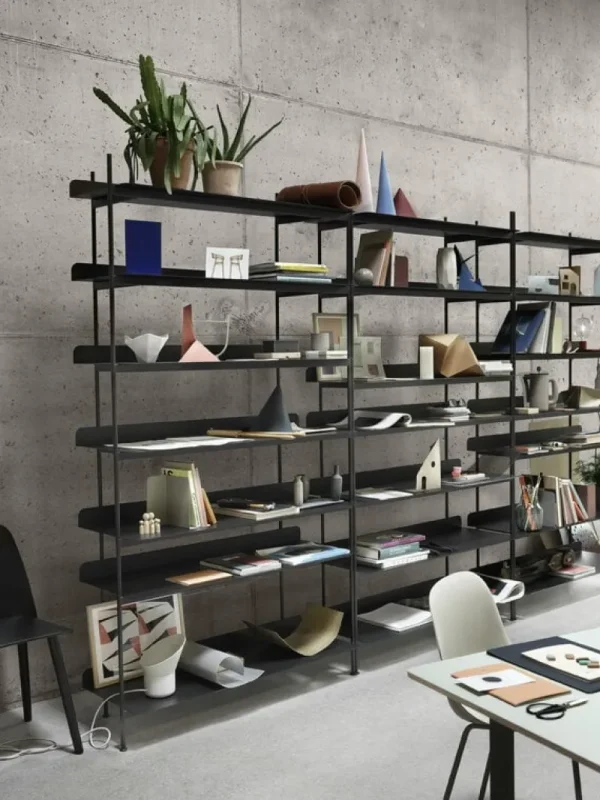 HAY Regale-Muuto Regal Compile, Konfiguration 8, schwarz