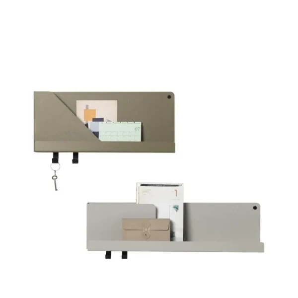 Woud Regale-Muuto Regal Folded, grau, mittelgroß