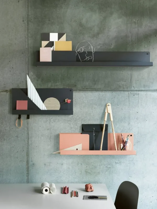String Furniture Regale-Muuto Regal Folded, schwarz, groß