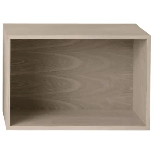 HAY Regale-Muuto Regalmodul Stacked mit Rückwand, groß, Eiche