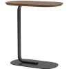 HAY Tische-Muuto Relate Beistelltisch, Höhe: 60,5 cm, Eiche massiv geräuchert – S