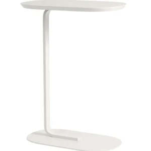 Vitra Tische-Muuto Relate Beistelltisch, Höhe: 73,5 cm, Cremeweiß