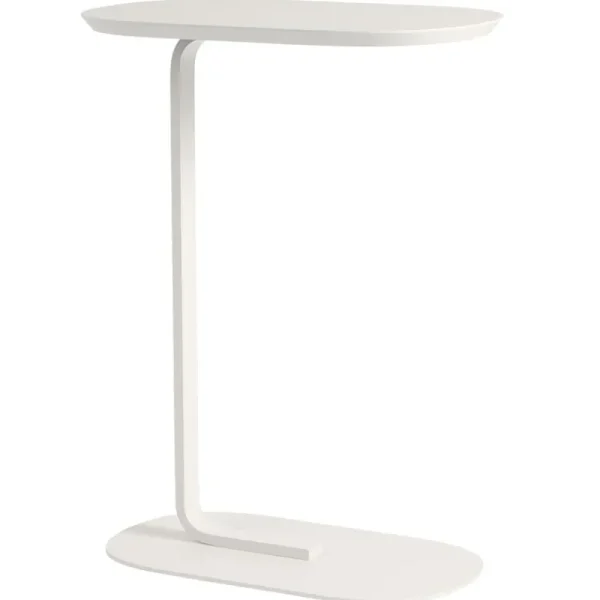 Vitra Tische-Muuto Relate Beistelltisch, Höhe: 73,5 cm, Cremeweiß