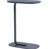 HAY Tische-Muuto Relate Beistelltisch, Höhe: 73,5 cm, Blaugrau