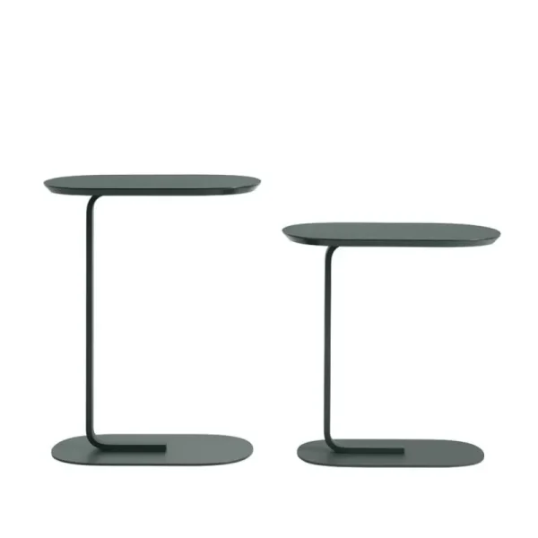 Artek Tische-Muuto Relate Beistelltisch, Höhe: 73,5 cm, Dunkelgrün