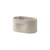 Muuto Indoor-gardening^Ridge Blumentopf, H 13 cm, beige