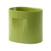 Muuto Indoor-gardening^Ridge Blumentopf, H 24 cm, moosgrün